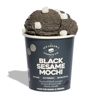 Black Sesame Mochi Frozen Dessert