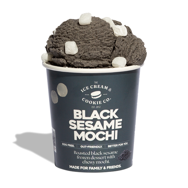 Black Sesame Mochi Frozen Dessert