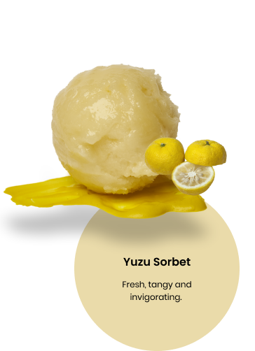 Yuzu Frozen Dessert